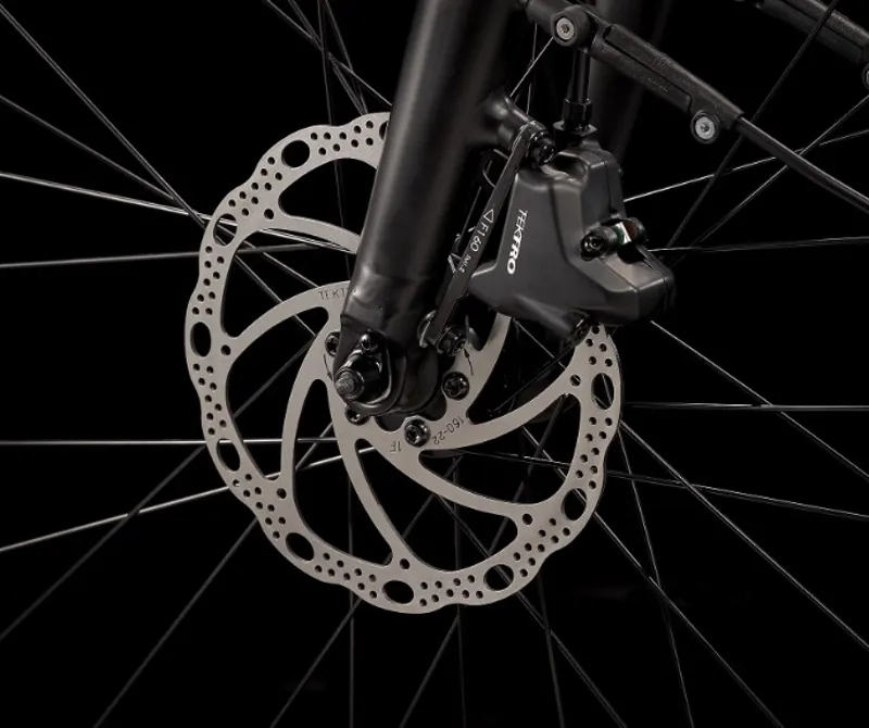 Trek FX+ 2 Electric Hybrid Bike 2025 in Satin Trek Black-9